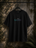 T-shirt oversize noir Basics Made in Killdzi avec logo brodé, collection Control.
